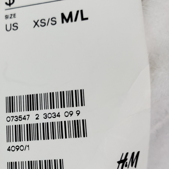 H&M Divided Hooded Plush Panda Pajama Costume M/L - Picture 11 of 11